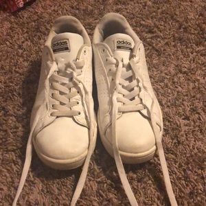 Adidas white cloud form shoes